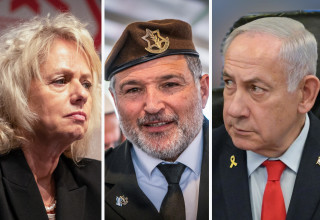 בנימין נתניהו, דוד זיני, גלי בהרה מיארה (צילום: שיר תורם פלאש 90,אריה לייב אברמס פלאש 90,מעיין טואף, לע"מ)
