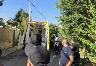 ניידת מד"א בלוד (צילום: תיעוד מבצעי מד"א)