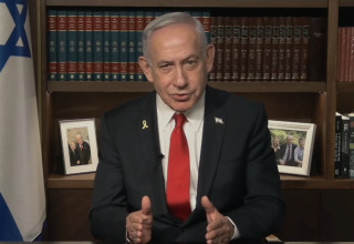 ראש הממשלה בנימין נתניהו, מתוך הסרטון נגד המפגינים (צילום:  עומר מירון, לע"מ. סאונד: יחזקאל קנדיל, לע"מ)