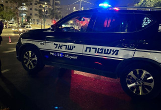 מחסום משטרתי (צילום: דוברות המשטרה)