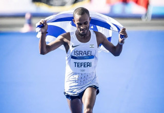 מארו טפרי, רץ ישראלי (צילום: הוועד האולימפי בישראל)