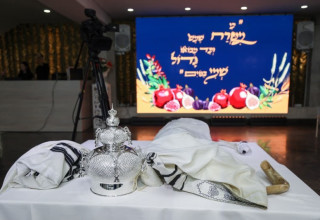 ספר תורה חדש הוכנס לבירוביג'אן (צילום:  ל. צ'ורמלינו)