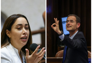 מאי גולן, משה סעדה (צילום: נועם מושקוביץ, דוברות הכנסת)