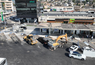 שיפוץ התחנה המרכזית בטבריה (צילום: יובל גסר)