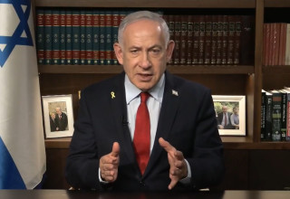 ראש הממשלה בנימין נתניהו בסרטון שפרסם על צ'ארלי קירק ברשת X (צילום: צילום מסך רשת X)