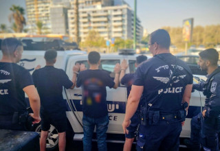 מעצר השב"חים (צילום: דוברות המשטרה)