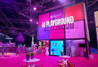 מיקרוסופט AI Playground (צילום: צחי הופמן)