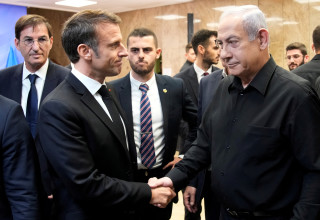 בנימין נתניהו ועמנואל מקרון (צילום: רויטרס)