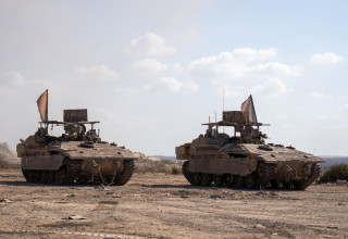 טנקים של צה"ל ברצועת עזה (צילום: דובר צה"ל)
