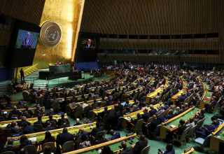 העצרת הכללית של האו"ם (צילום: REUTERS/Shannon Stapleton)