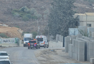 זירת הרצח (צילום: דוברות המשטרה)