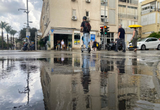 גשמים (צילום: אבשלום ששוני)