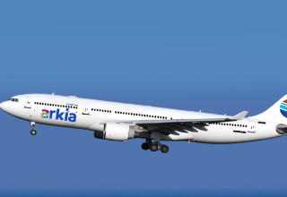 מטוס חכור חדש של ארקיע  (צילום: דוברות ארקיע)