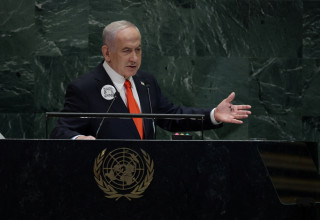 ראש הממשלה בנימין נתניהו באו"ם (צילום: רויטרס)