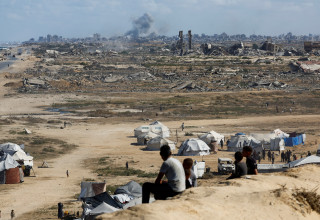 הרס בעזה (צילום: REUTERS/Mahmoud Issa)