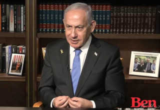 בנימין נתניהו בריאיון אצל בן שפירו (צילום: צילום מסך)
