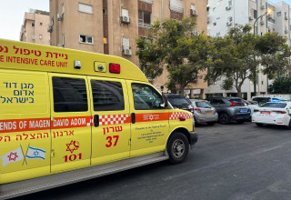 צוותי מד"א בנתניה (צילום: תיעוד מבצעי מד"א)