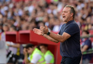 האנזי פליק, מאמן ברצלונה (צילום: CRISTINA QUICLER)