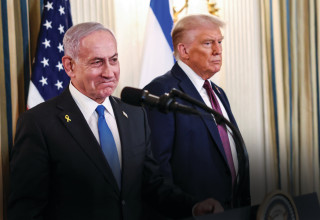 טראמפ עם נתניהו בבית הלבן (צילום: רויטרס)