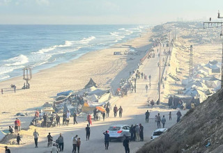 רצועת עזה  (צילום: רשתות ערביות)