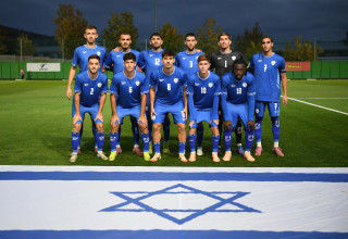 הנבחרת הצעירה של ישראל (צילום: אתר רשמי, ההתאחדות לכדורגל)