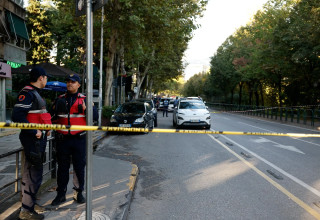 אזור הרצח של השופט אסטריט קלאיה (צילום: AFP via Getty Images)