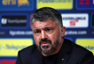 מאמן נבחרת איטליה, ג'נארו גאטוזו (צילום: GettyImages, Joosep Martinson - UEFA)