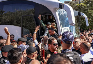 שחרור אסירים פלסטינים  (צילום: צילום מסך לפי סעיף 27א)