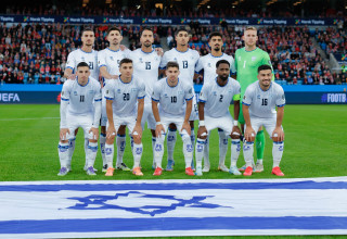 נבחרת ישראל, תמונה קבוצתית (צילום: GettyImages, JONAS BEEN HENRIKSEN/AFP)