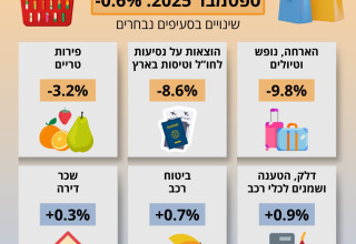 מדד המחירים לצרכן (צילום: דוברות הלמ"ס)