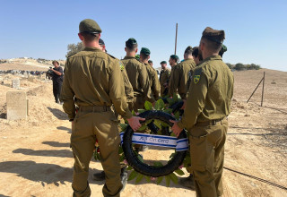 הלוויתו של רב־סמל מתקדם מוחמד אל־אטרש ז”ל (צילום: פלד ארבלי)