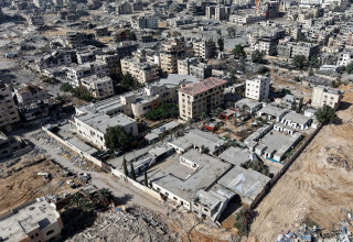 בית החולים הירדני בעזה (צילום: JACK GUEZ/POOL/AFP via Getty Images)
