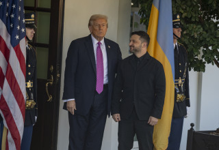 דונלד טראמפ וולודימיר זלנסקי בבית הלבן (צילום: רויטרס)