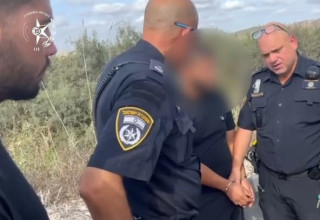 החשוד בהטרדה מינית באוטובוס (צילום: דוברות המשטרה)