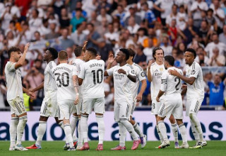 שחקני ריאל מדריד (צילום: Sara Gordon)