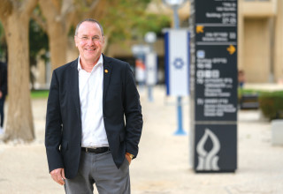 פרופ' דניאל חיימוביץ - נשיא אוניברסיטת בן גוריון (צילום:  דני מכליס)