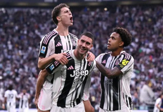 החגיגה הכי טובה בליגה. יובנטוס בטירוף (צילום: GettyImages)