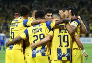 הרבה רעשי רקע, העיקר הניצחון. מכבי תל אביב (צילום: דני מרון)