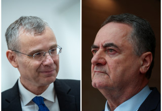 ישראל כ"ץ, יריב לוין (צילום: פלאש 90,רויטרס)