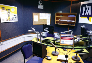 אולפן גלי צה"ל ב-2016 (צילום:  תומר נויברג, פלאש 90)