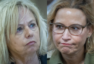 הפצ"רית, היועמ"שית (צילום: יונתן זינדל, פלאש 90,אורן בן חקון, פלאש 90)