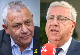 יעקב ברדוגו, גדי איזנקוט (צילום: Noam Revkin Fenton/Flash90, Arie Leib Abrams/Flash90)