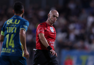 גל לייבוביץ', שופט כדורגל (צילום: מאור אלקסלסי)