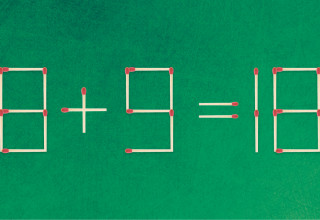 חידת גפרורים: הזיזו גפרור אחד כדי לפתור את החידה (צילום: מערכת מעריב)