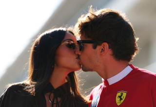 שארל לקלר ואלכסנדרה סנט מלו (צילום: Clive Rose/Getty Images)