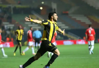 ריקן חוגג נגד הפועל באר שבע בטדי. חלפו מעל 12 שנים (צילום: קובי אליהו)