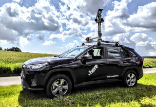 המכונית הייעודית של חברת HERE Technologies (צילום: HERE Technologies)