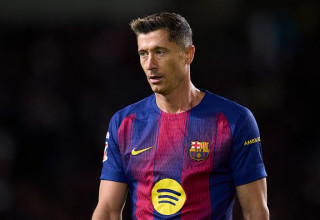 רוברט לבנדובסקי. ברצלונה (צילום: Alex Caparros / Contributor)