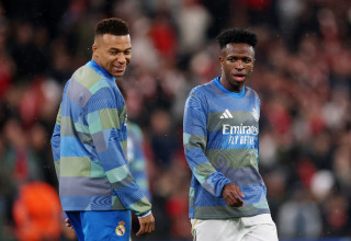 קיליאן אמבפה לצד ויניסיוס ג'וניור, ריאל מדריד (צילום: GettyImages)