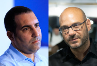 אוהד חמו, ירון אברהם (צילום: Moshe Shai/FLASH90)